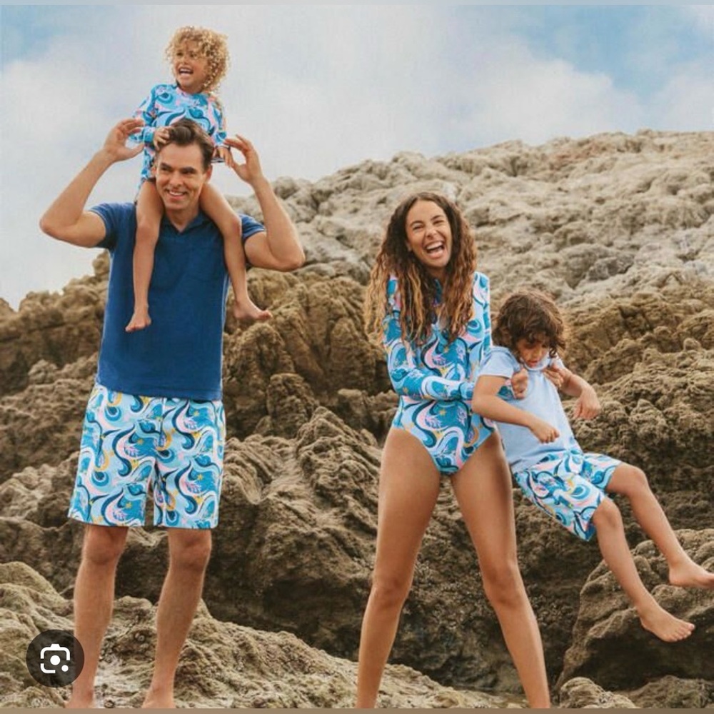 Maisonette x Mott 50 x Rachel Elizabeth mommy and me swimWomen M and baby 6-12 m